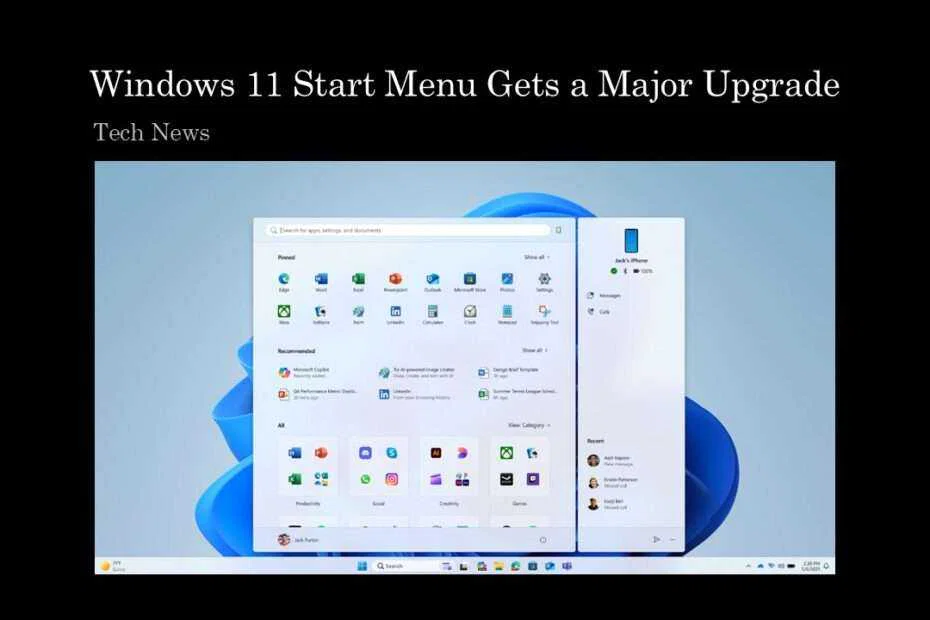 Windows 11 Start Menu Gets a Major Upgrade