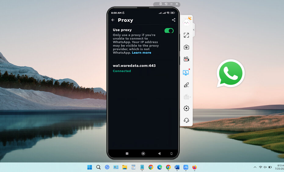 Free WhatsApp Proxy