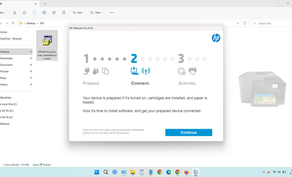 HP Officejet Pro 8710 Printer Driver