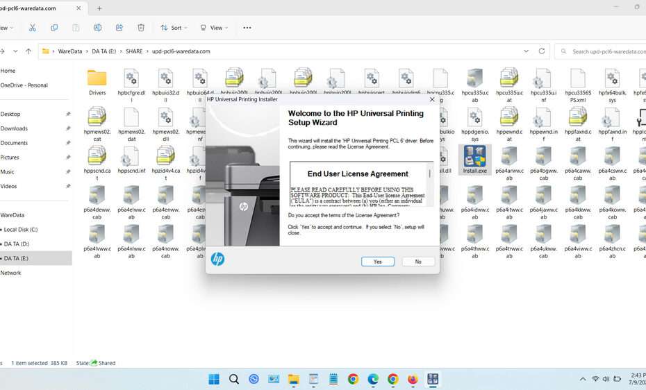 HP Universal Print Driver PCL6
