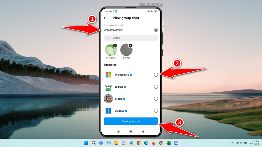 How to Create a Group Chat on Instagram - Step 4
