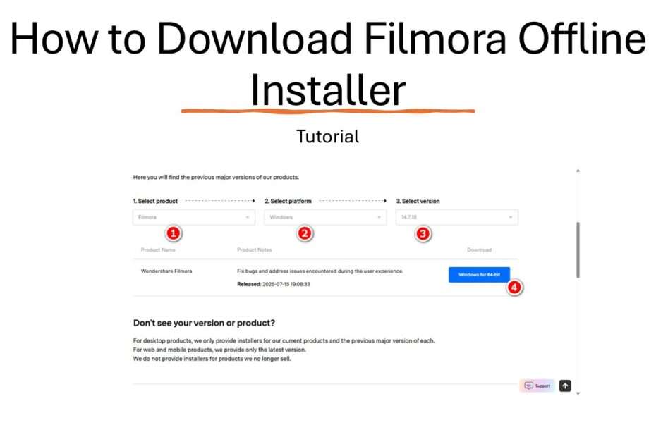 How to Download Filmora Offline Installer