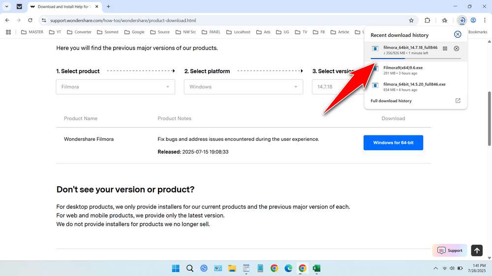 How to Download Wondershare Filmora Offline Installer - Step 3