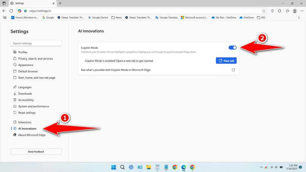 Say Hello to Copilot Mode in Edge Browser 2 How to Enable Copilot Mode in Edge Browser