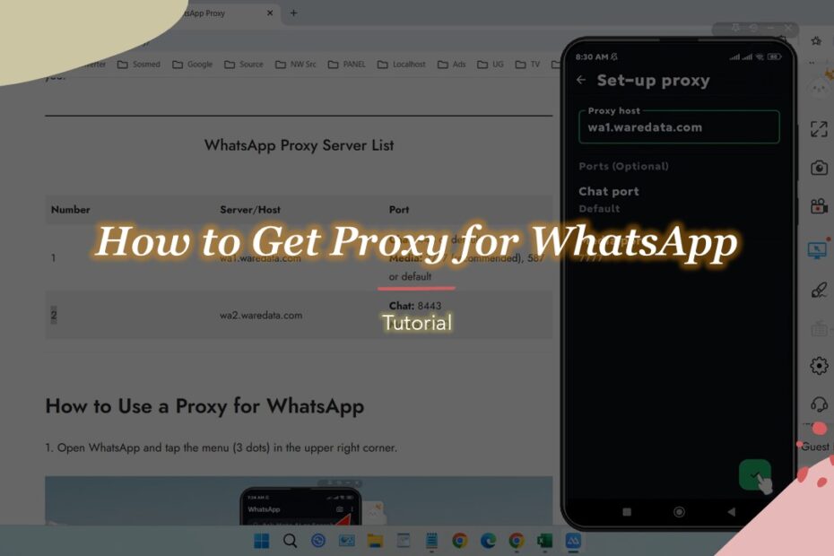 How to Get Proxy for WhatsApp