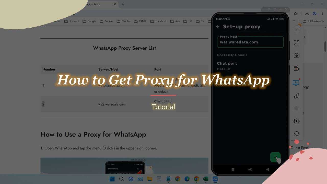 How to Get Proxy for WhatsApp