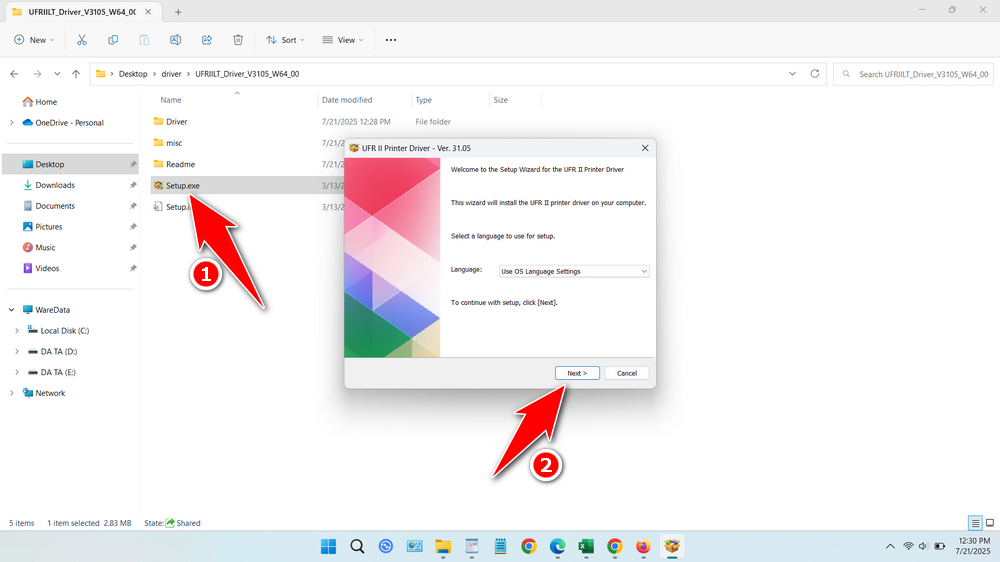 How to Install Canon MF3010 Printer Driver - Step 3