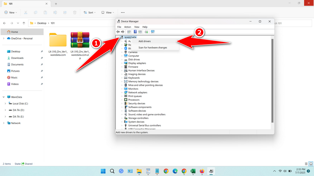 How to Install Epson LX-310 Driver - Step 2 (method 2)