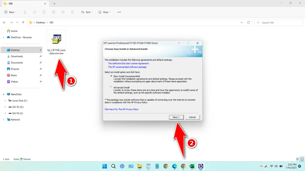 How to Install HP Laserjet P1102W Printer Driver