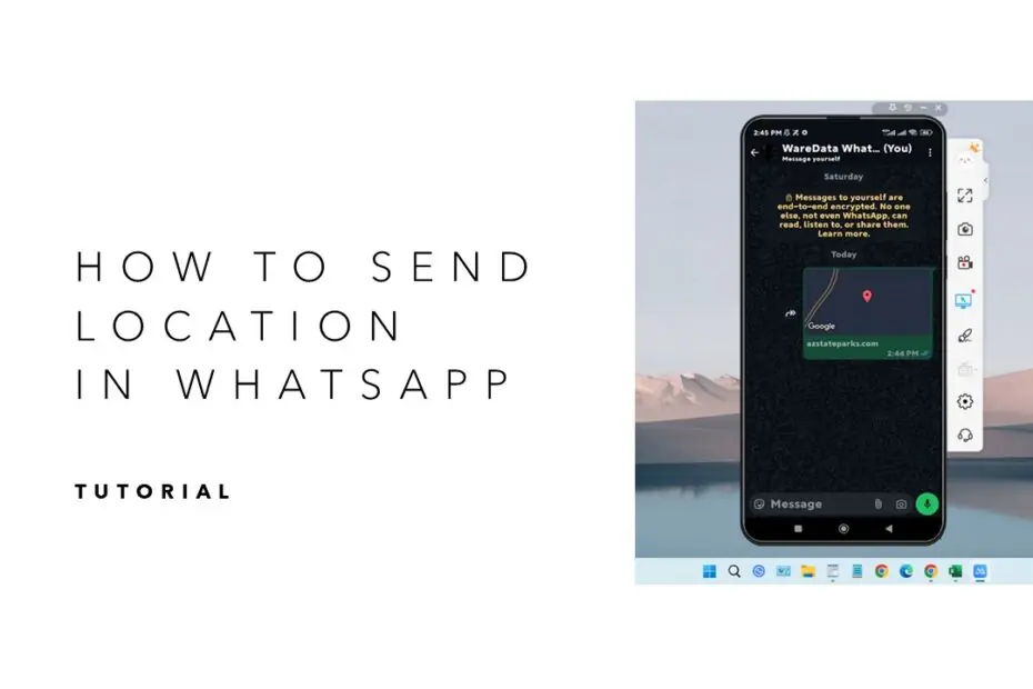 How to Send Location in WhatsApp