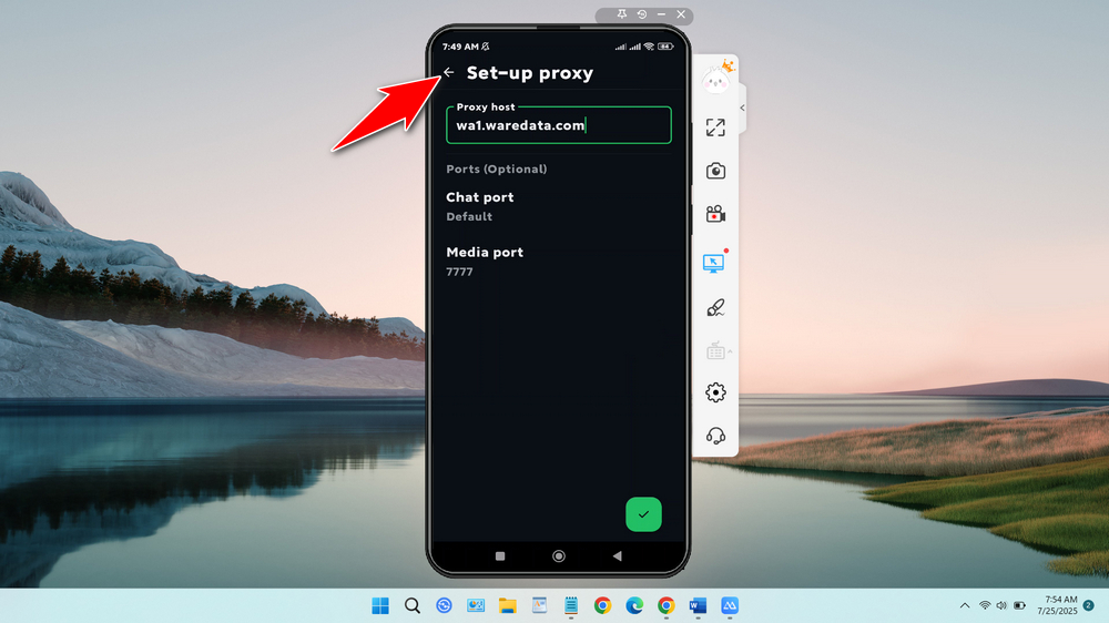 How to Use a Proxy for WhatsApp - Step 10
