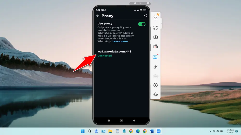 How to Use a Proxy for WhatsApp - Step 11