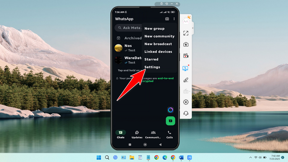 How to Use a Proxy for WhatsApp - Step 2