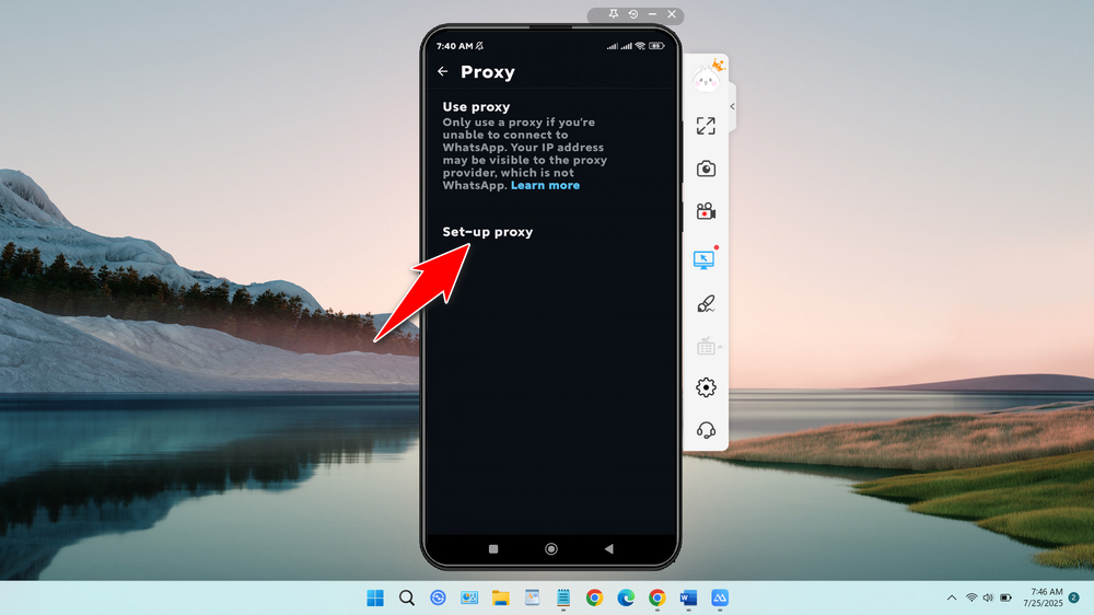 How to Use a Proxy for WhatsApp - Step 5