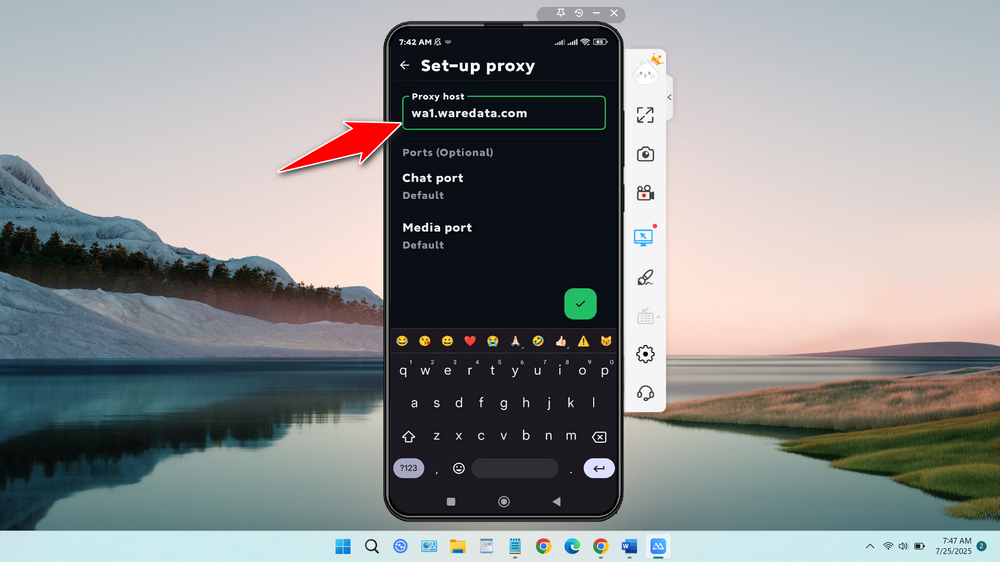 How to Use a Proxy for WhatsApp - Step 6