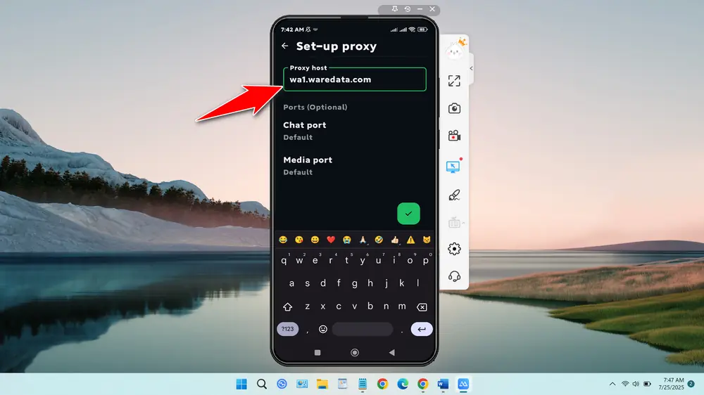 How to Use a Proxy for WhatsApp - Step 6