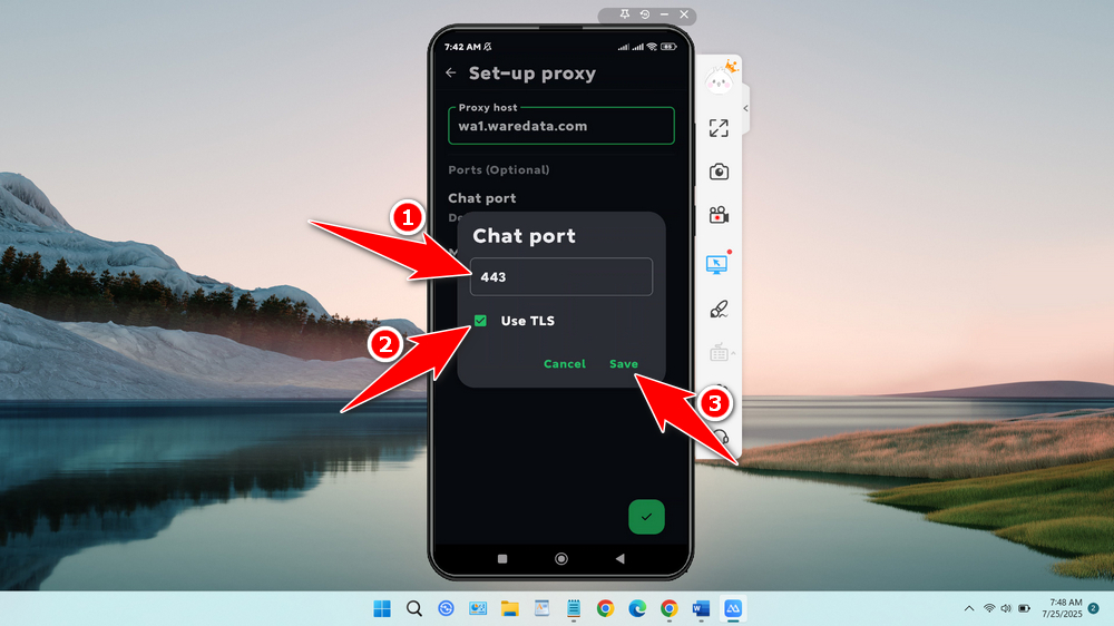 How to Use a Proxy for WhatsApp - Step 7