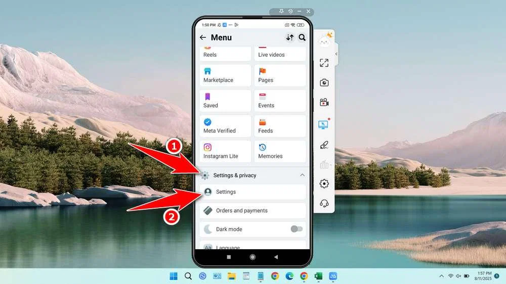 How to Change Profile Name on Facebook 10 Change Profile Name on Facebook via Facebook App - Step 2