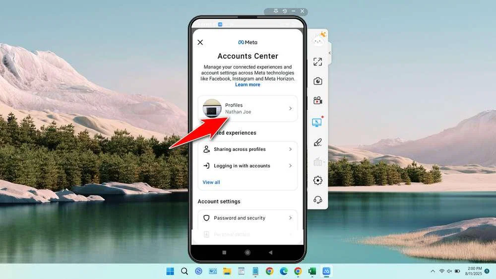 How to Change Profile Name on Facebook 12 Change Profile Name on Facebook via Facebook App - Step 4