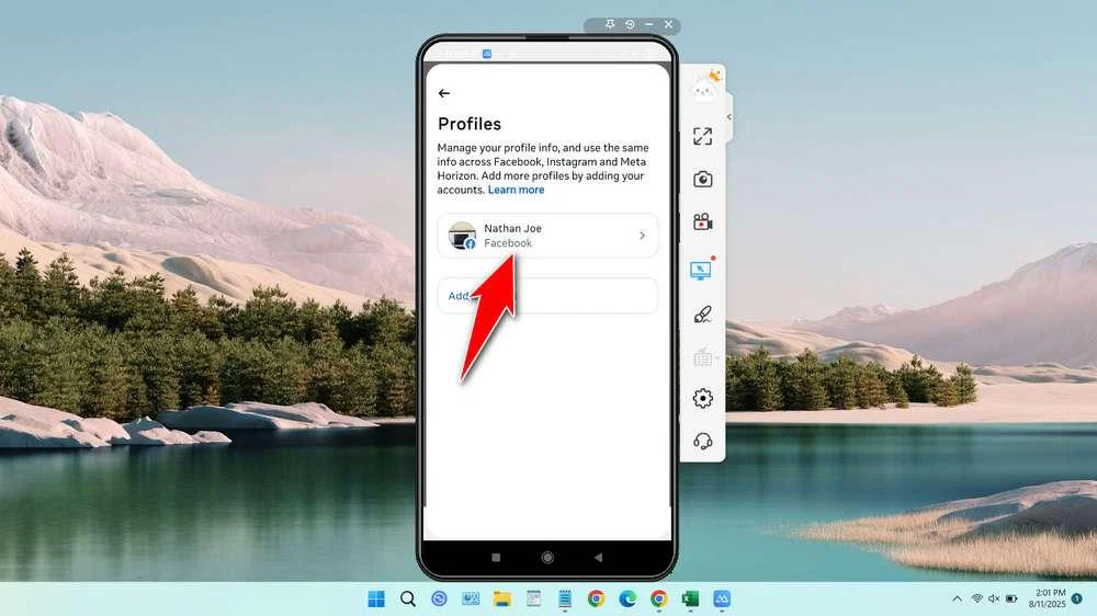How to Change Profile Name on Facebook 13 Change Profile Name on Facebook via Facebook App - Step 5