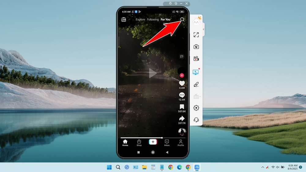 How to Block Someone on TikTok Using TikTok App - Step 1
