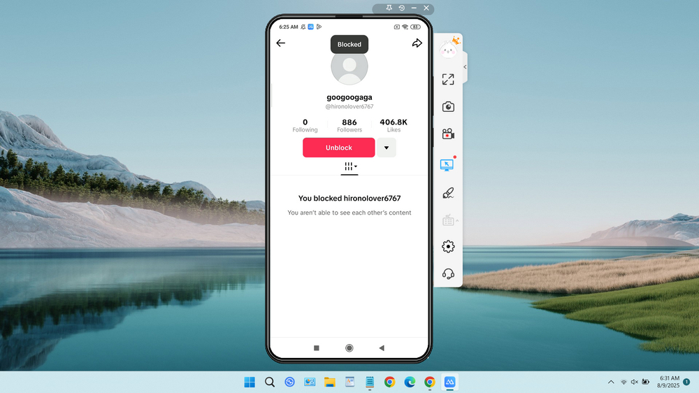 How to Block Someone on TikTok Using TikTok App - Step 7