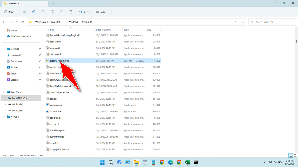 How to Checking Battery Health Using Built-in Windows Software - Step 4