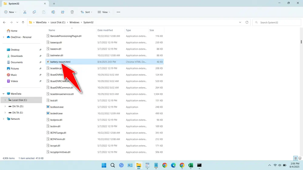 How to Checking Battery Health Using Built-in Windows Software - Step 4