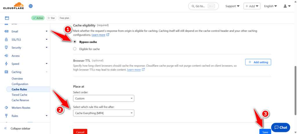 How to Disable Cloudflare Cache When a User Logs In - Step 3