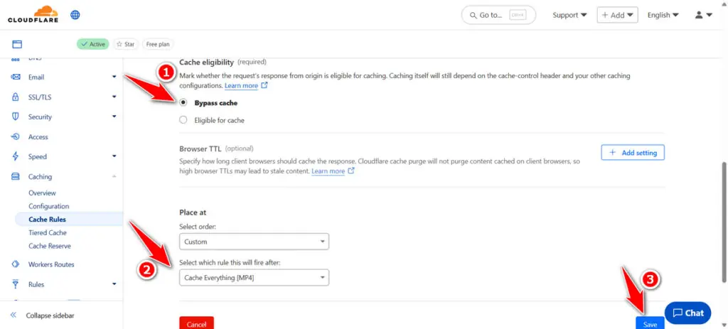 How to Disable Cloudflare Cache When a User Logs In - Step 3