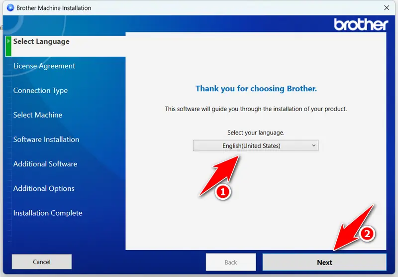 How to Install the Brother MFC-L2820DW Printer Driver - Step 1