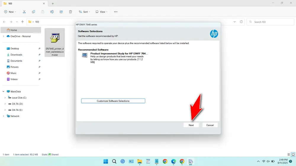HP Envy 7640 Printer Driver 3 How to Install the HP Envy 7640 Printer Driver on Windows - Step 2