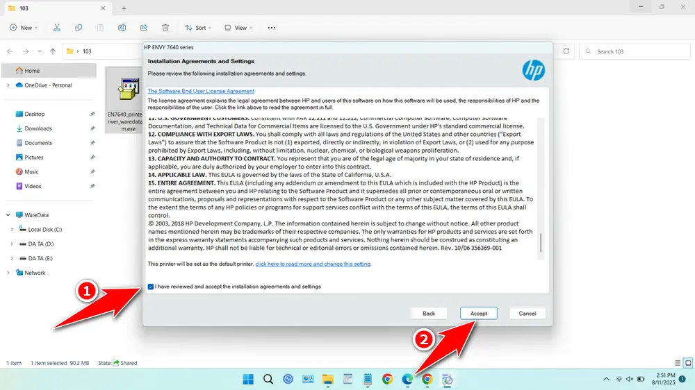HP Envy 7640 Printer Driver 4 How to Install the HP Envy 7640 Printer Driver on Windows - Step 3