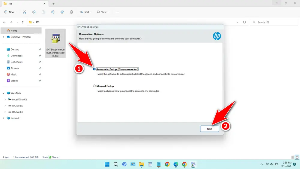 HP Envy 7640 Printer Driver 8 How to Install the HP Envy 7640 Printer Driver on Windows - Step 7