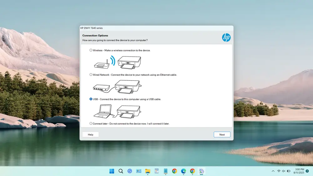 HP Envy 7640 Printer Driver 9 How to Install the HP Envy 7640 Printer Driver on Windows - Step 8