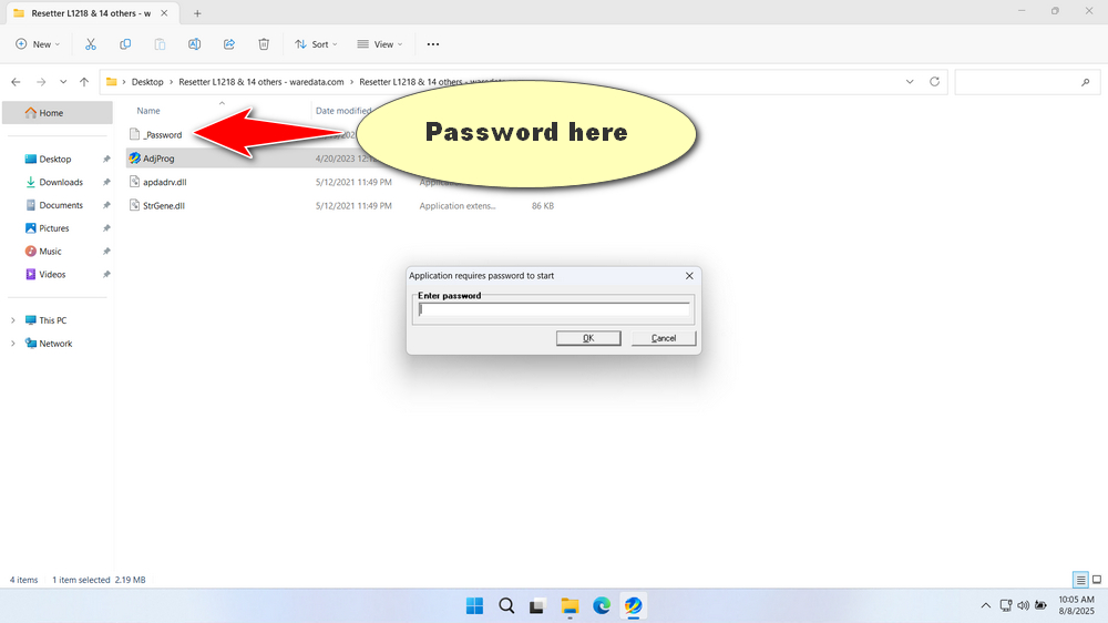 How to Use Epson L3266 Resetter - Step 1