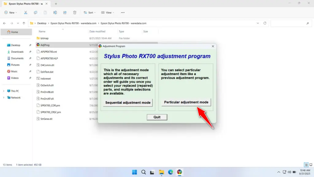 Epson RX700 Resetter 2 How to Use Epson RX700 Resetter - Step 1