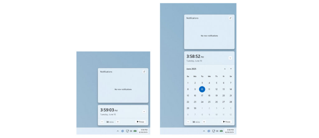 Big Clock with Seconds in Windows 11