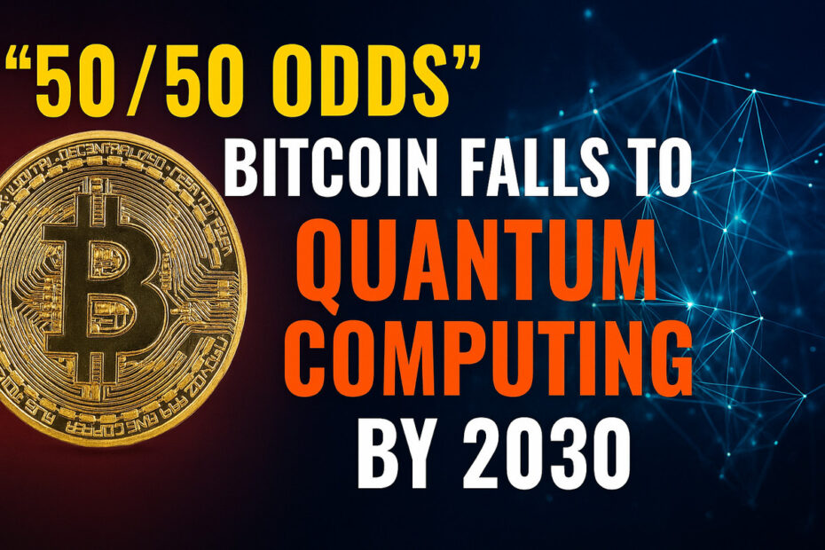Bitcoin Falls to Quantum Computing by 2030, Solana Co-Founder Cautions