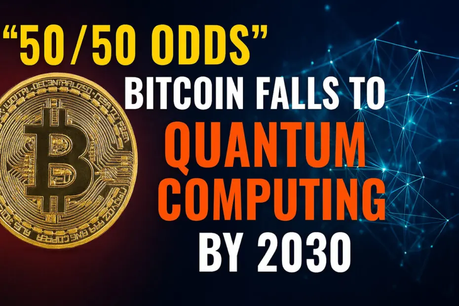 Bitcoin Falls to Quantum Computing by 2030, Solana Co-Founder Cautions