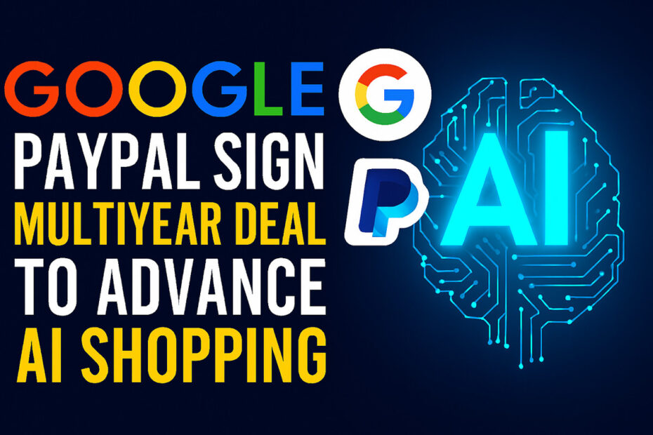 Google, PayPal Sign Multiyear Deal to Advance AI Shopping