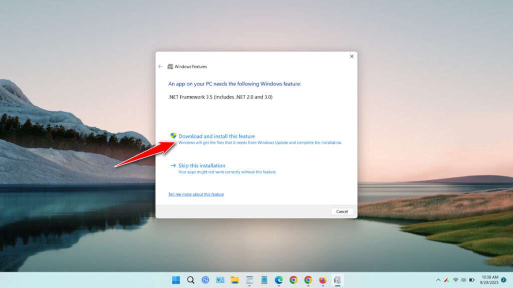 How to Install .NET 3.5 Offline Installer - Step 1