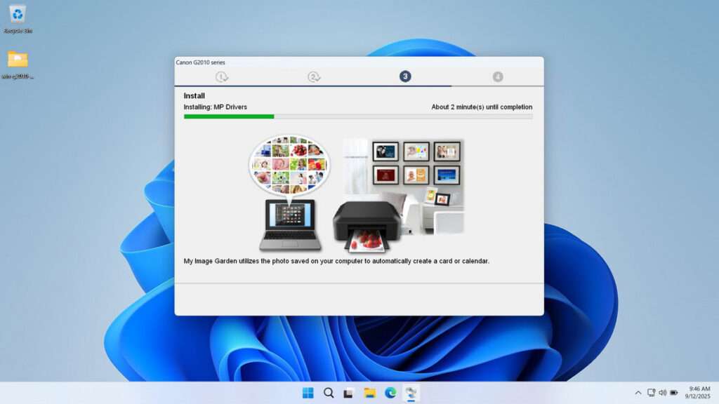 How to Install Canon G2010 Driver - Step 6