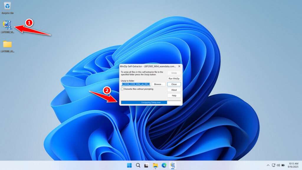 How to Install Canon LBP2900B Driver - Step 1