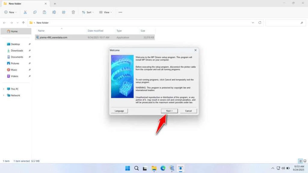 Canon Pixma 490 Printer Driver Free Download 2 How to Install Canon Pixma 490 Printer Driver - Step 1
