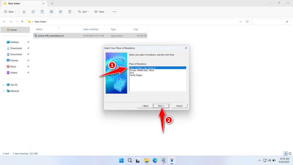 How to Install Canon Pixma 490 Printer Driver - Step 2