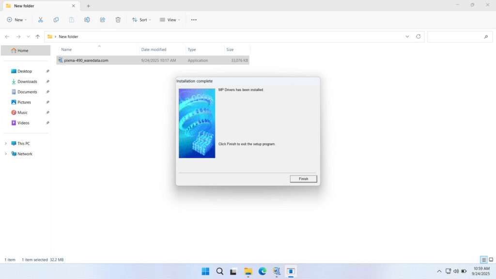 How to Install Canon Pixma 490 Printer Driver - Step 6