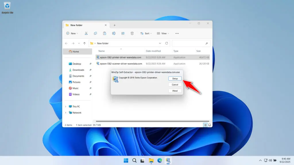 How to Install Epson L382 Driver - Step 1