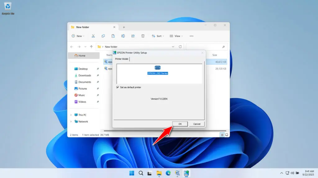 How to Install Epson L382 Driver - Step 2