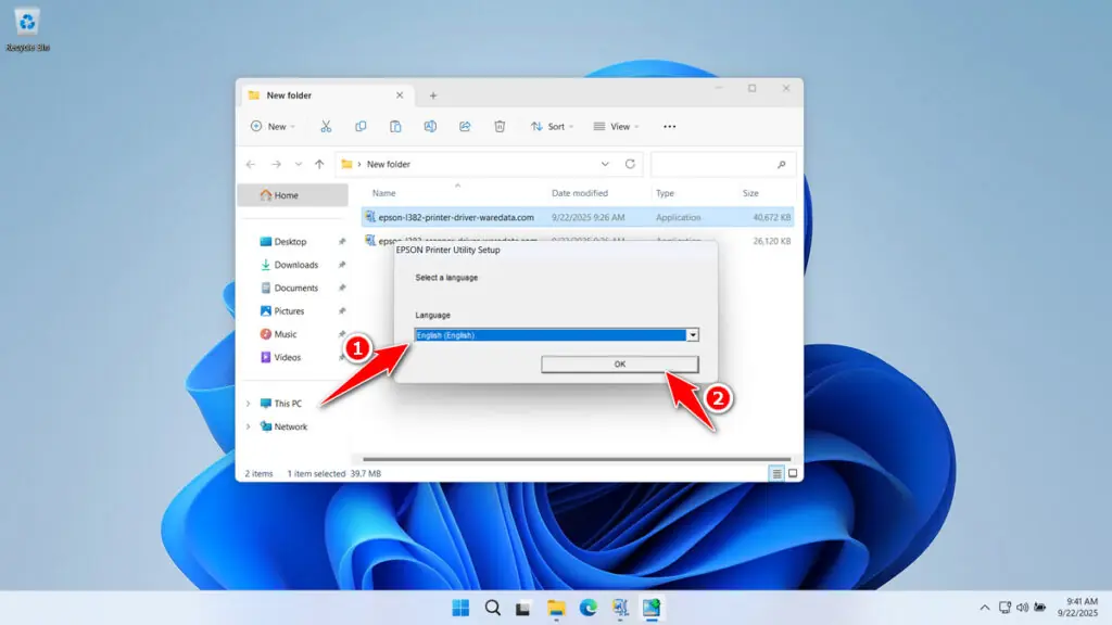 How to Install Epson L382 Driver - Step 3